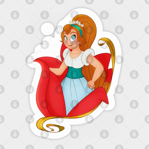 Thumbelina Sticker by Dalia1784